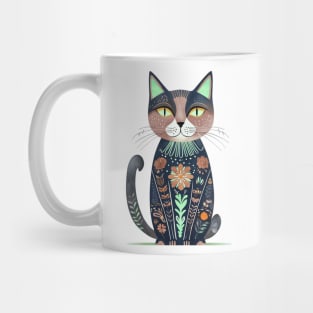 Boho Cat: Free-Spirited Feline Mug